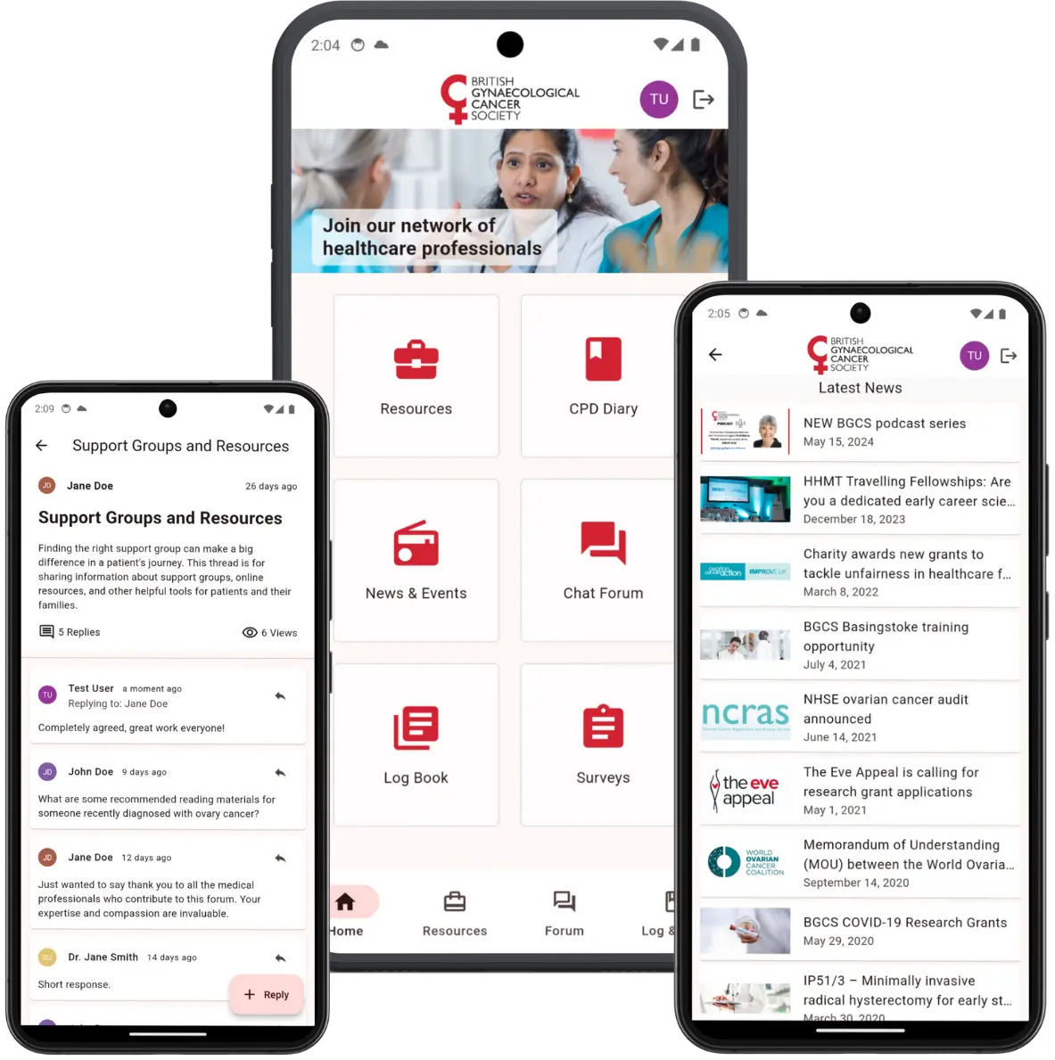 Mobile App showcase image